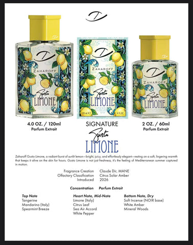 Zaharoff Signature Gusto Limone