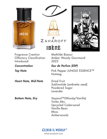IBÈRÈ EDP Spray 60ml / 2.0 oz Bottle