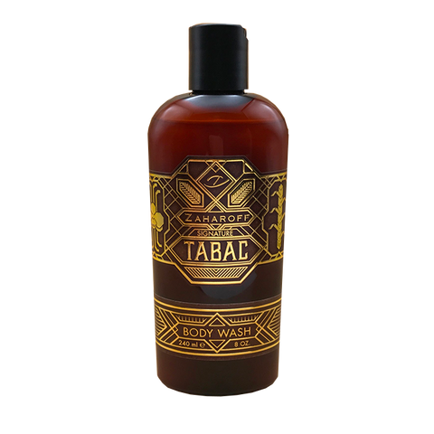 Zaharoff Signature TABAC Body Wash (Shower Gel) 8 oz / 240 ml