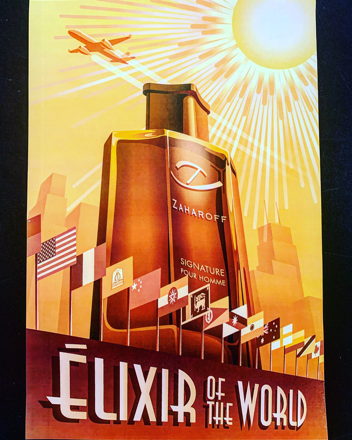 ÈLIXIR OF THE WORLD Poster United States Edition – World of Zaharoff